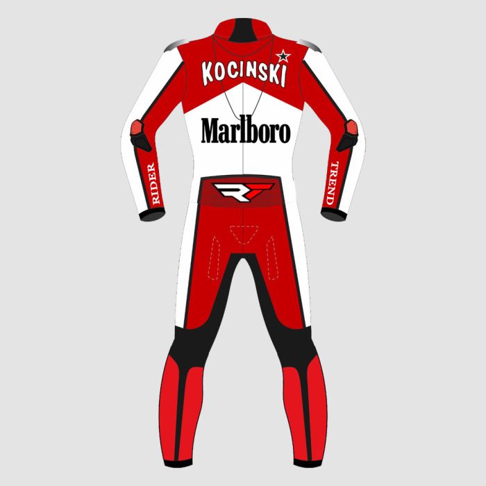 Marlboro Leather Suit John Kocinski Yamaha MotoGP 1990 | Rider Trend