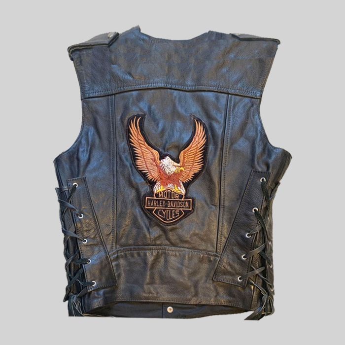 【激安】半額以下- 50%OFFの安い通販 Harley Leather Vintage Davidson Trend Rider | Vest トップス