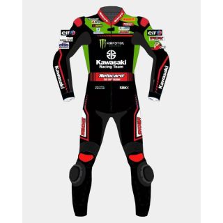 Alex Lowes Leather Racing Suit Kawasaki WSBK 2021