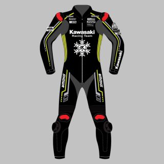 Alex Lowes Kawasaki Leather Suit Winter Test 2023