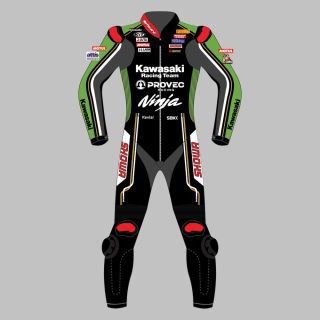 Alex Lowes Kawasaki Leather Suit WSBK 2024