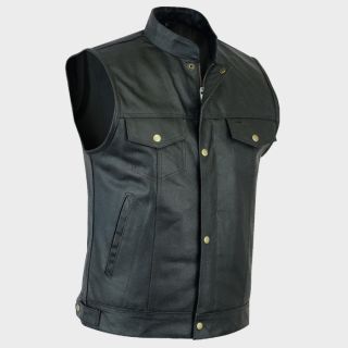 Anarchy Motorbike Leather Vest