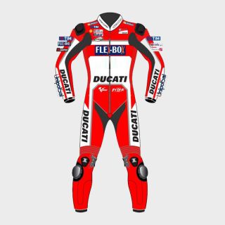 Andrea Dovizioso Ducati Motogp 2017 Leather Suit