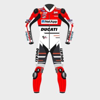 Andrea Dovizioso Ducati Motogp 2018 Leather Suit