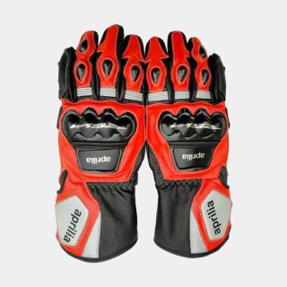 Aprilia Biker Leather Gloves