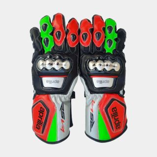 Aprilia Motorcycle Leather Gloves