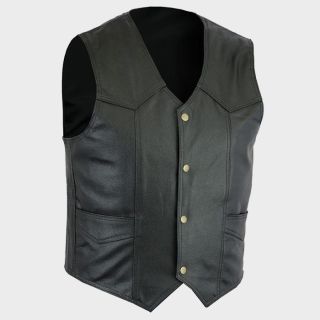 Classic Motorcycle biker  Protective leather Vest