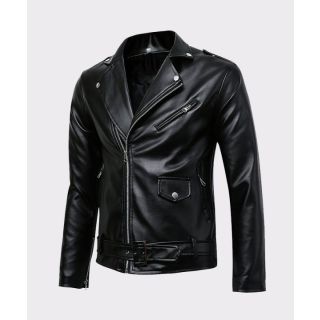 Classic Motorcycle Leather Jacket