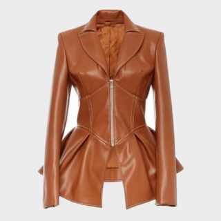 Corset Leather Jacket