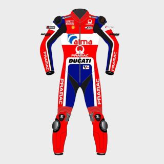Danilo Petrucci Ducati Motogp 2018 Leather Suit