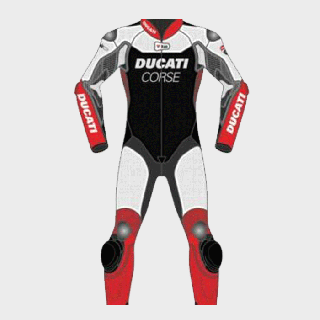 Ducati Corse Motorbike Leather Suit
