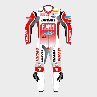Ducati Fiamm Leather Race Suit