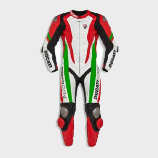 Ducati Motorbike Rider Leather  Suit