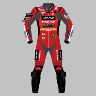 Francesco Bagnaia Motorcycle Race Suit 2024
