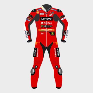 Francesco Pecco Bagnaia Ducati MotoGP Leather Suit 2023