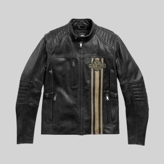 Harley Davidson Men's Triple Vent Passing LinkII Leather Jacket