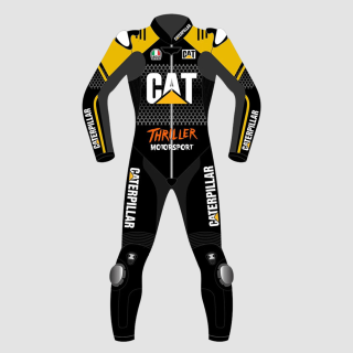 Jack Miller Caterpillar Thriller Leather Race Suit 2023