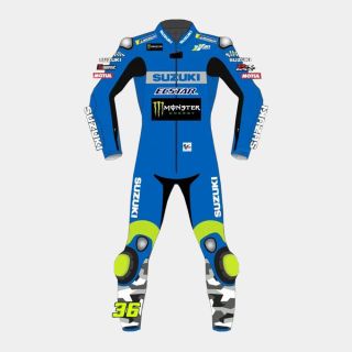 Joan Mir Suzuki Motorcycle MotoGP Leather Suit 2021