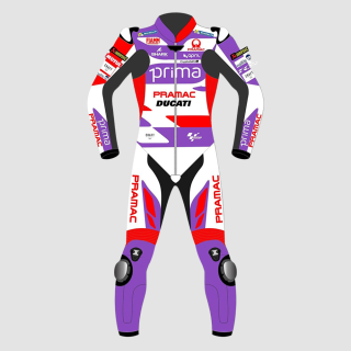 Johann Zarco MotoGP 2023 Ducati Pramac Racing Suit
