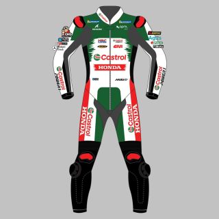 Johann Zarco Honda Castrol Race Leather Suit 2025