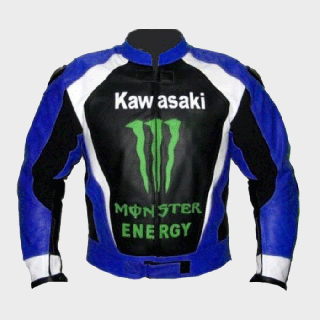 Kawasaki Monster Energy Leather Jacket