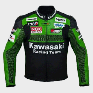 Kawasaki Racing Leather Jacket