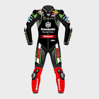 Leon Haslam Kawasaki 2019 WSBK Race Suit