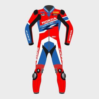 Leon Haslam Honda CBR Leathers WSBK 2020