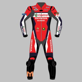 Luca Marini Honda Leather Suit MotoGP 2025