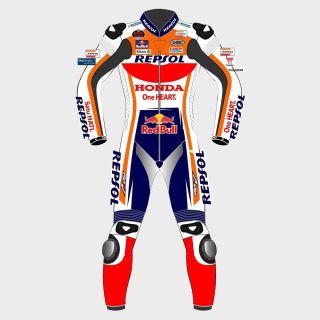 Marc Marquez Honda Repsol Motorbike Suit