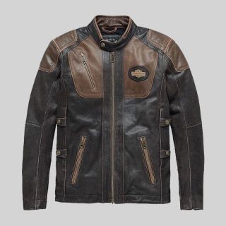 Men's HD Triple Vent System Trostel Leather Jacket