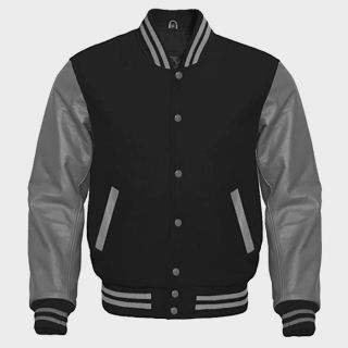 Premium Letterman Baseball School College Bomber Varsity Jacket Wool Blend & Genuine Leather Sleeves