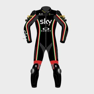 Sky Motorcycle Leather Suit 2017