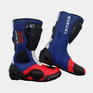 Suzuki GSXR Motorcycle Leather Boot