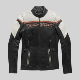 Women HD Triple Vent Miss Enthusiast ii Leather Jacket