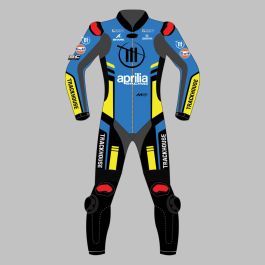 Aprilia RSV4 Motorcycle Racing Leather Suit Aprilia RSV4 Motorcycle Racing Leather Suit